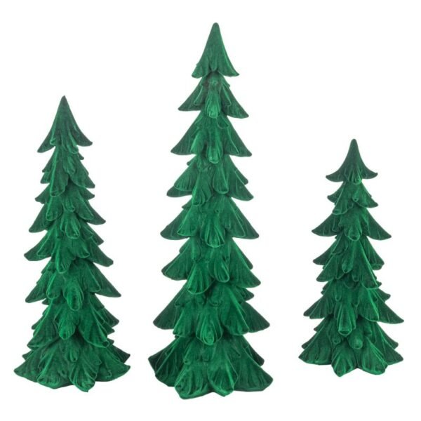 Fuzzy Green Tree 3 Piece Set