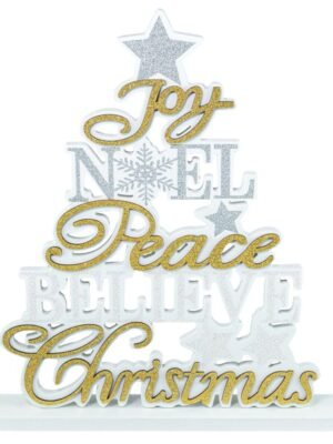 Holiday Sayings Tree Tabletop