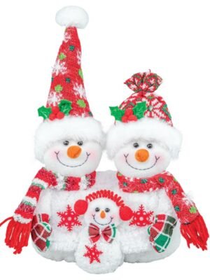 Cranberry Snowman Family