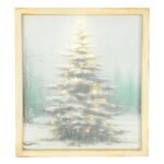 Lone Christmas Tree Art Frame