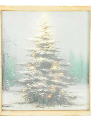 Lone Christmas Tree Art Frame