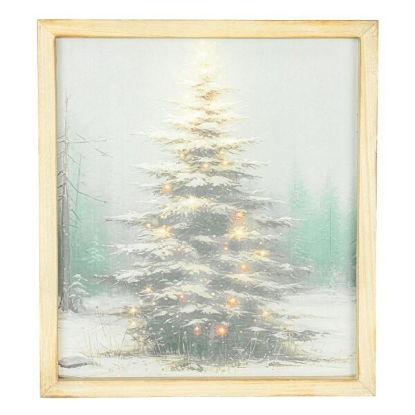 Lone Christmas Tree Art Frame