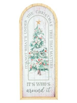 Around the Christmas Tree Wall Sign