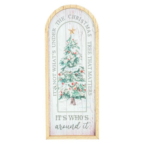 Around the Christmas Tree Wall Sign