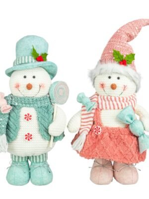 Cotton Candy Snowman 18" Stander 2 Ast.