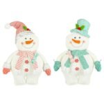 Cotton Candy Snowman Pillow 2 Asst.