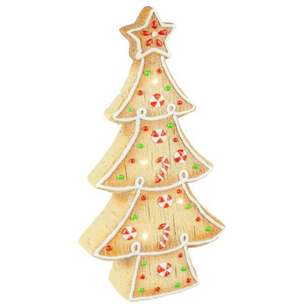 Candied Cookie Christmas Tree with Lights