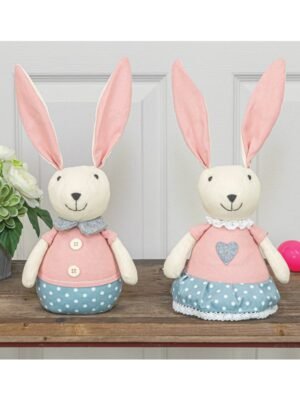 Blue Heart Bunny Sitter 2 Asst