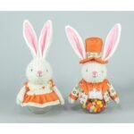 Bohemian Bunny Candy Jar 2 Asst