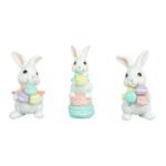 Cottontail Bunny with Macarons 3 Asst.