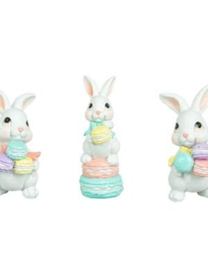 Cottontail Bunny with Macarons 3 Asst.